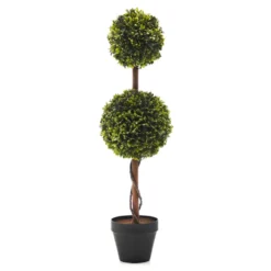 Pianta artificiale Bosso in vaso h63 cm