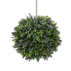 Pianta artificiale Bosso Lavanda diametro 28 cm