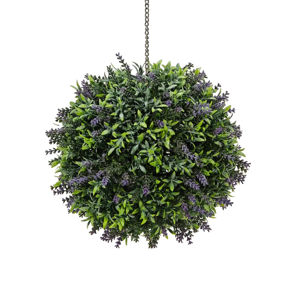 Pianta artificiale Bosso Lavanda diametro 28 cm