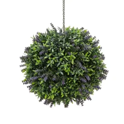Pianta artificiale Bosso Lavanda diametro 28 cm