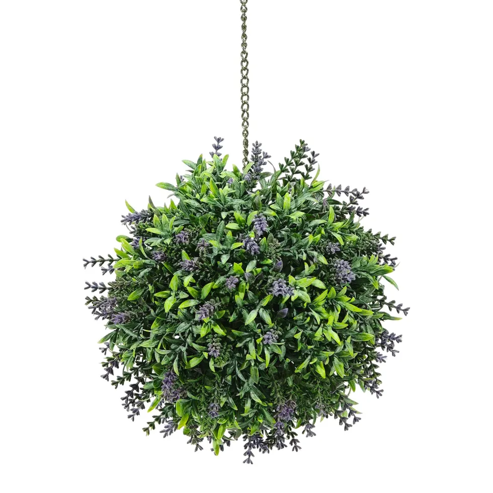 Pianta artificiale Bosso Lavanda diametro 23 cm