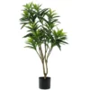 Pianta artificiale Dracaena in vaso h105 cm