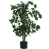 Pianta artificiale Ficus in vaso h90 cm