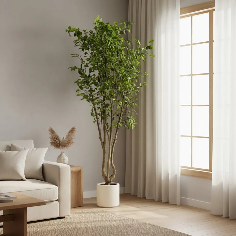 Pianta Artificiale Ficus in vaso