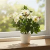 Pianta Artificiale Fiorita in vaso