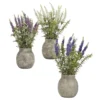 Pianta Artificiale Lavanda con Vaso