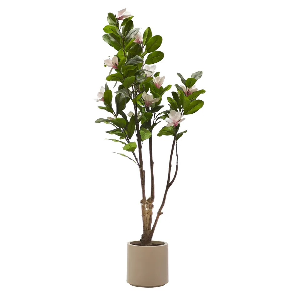 Pianta Artificiale Magnolia in vaso