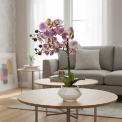 Pianta Artificiale Orchidea in vaso