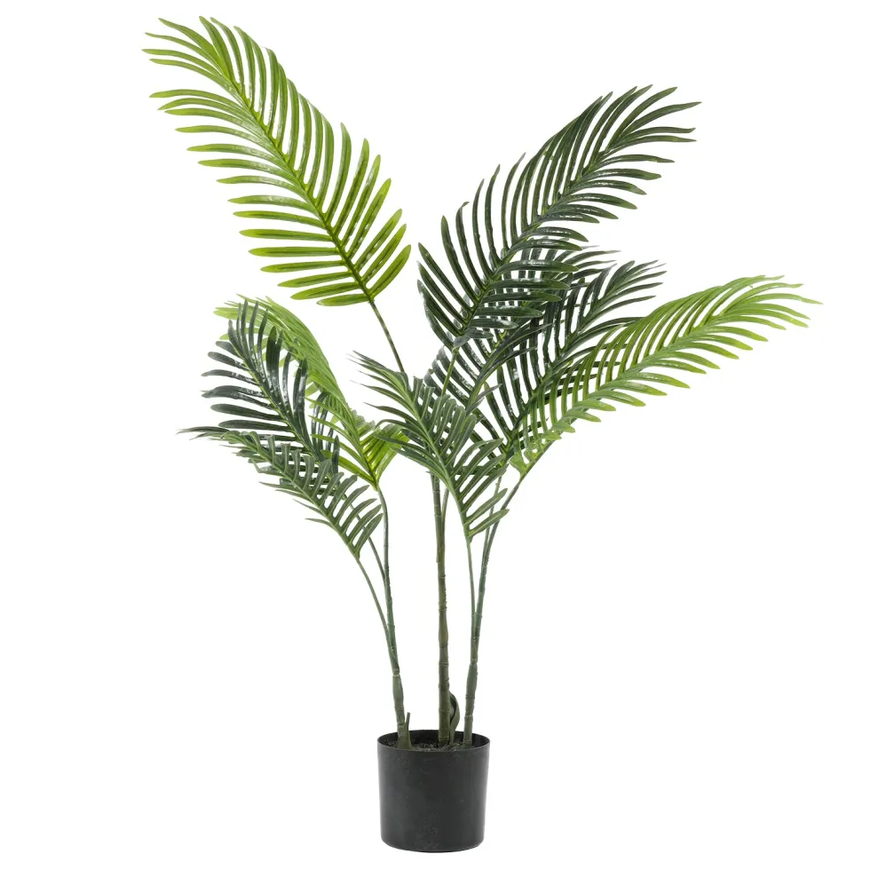 Pianta artificiale Palma Areca in vaso h90 cm
