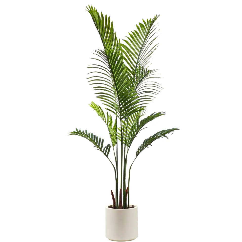 Pianta artificiale Palma in vaso h160 cm diametro 22 cm