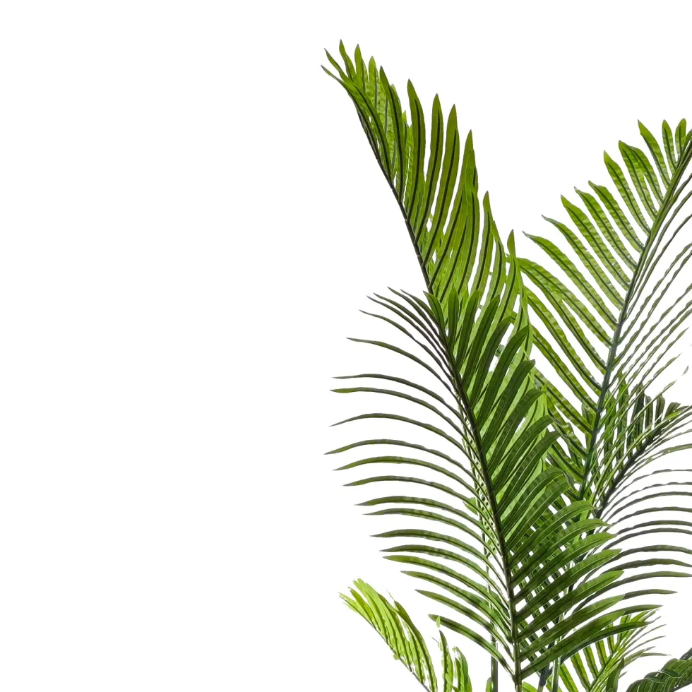 Pianta artificiale Palma in vaso h160 cm diametro 22 cm