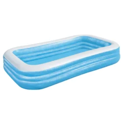 Piscina Family Gonfiabile Rettangolare a 3 Anelli