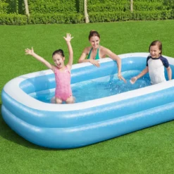 Piscina Family gonfiabile rettangolare a 2 anelli