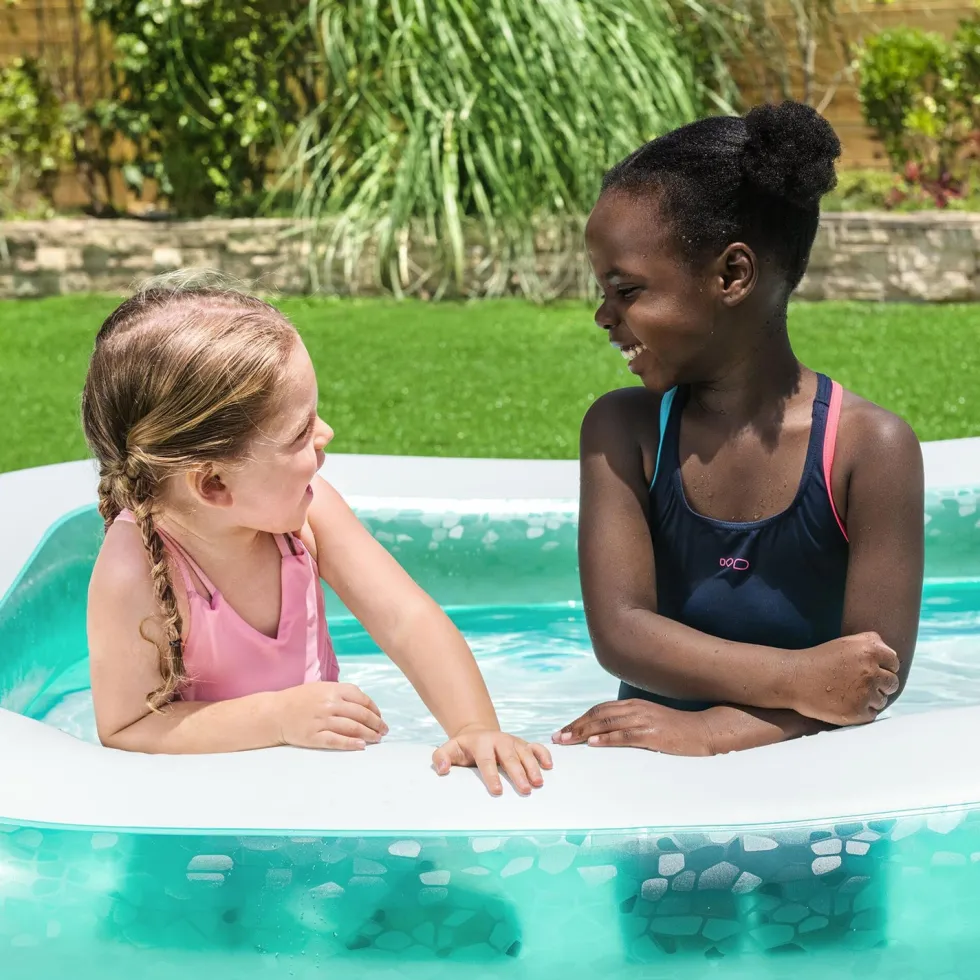 Piscina Family gonfiabile rettangolare a 2 anelli