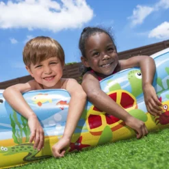 Piscina per Bambini Pesci Tropicali con tetto di protezione solare