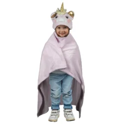 Plaid Bambini con Cappuccio Morbido Linea Baby Cute