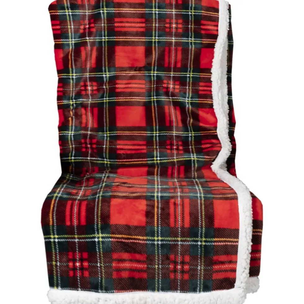 Plaid Coperta in pile con Decoro Scozzese