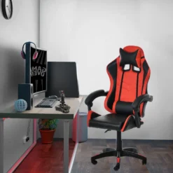 Poltrona Gaming Rosso e Nero
