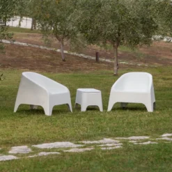 Poltrona Matera Bianca