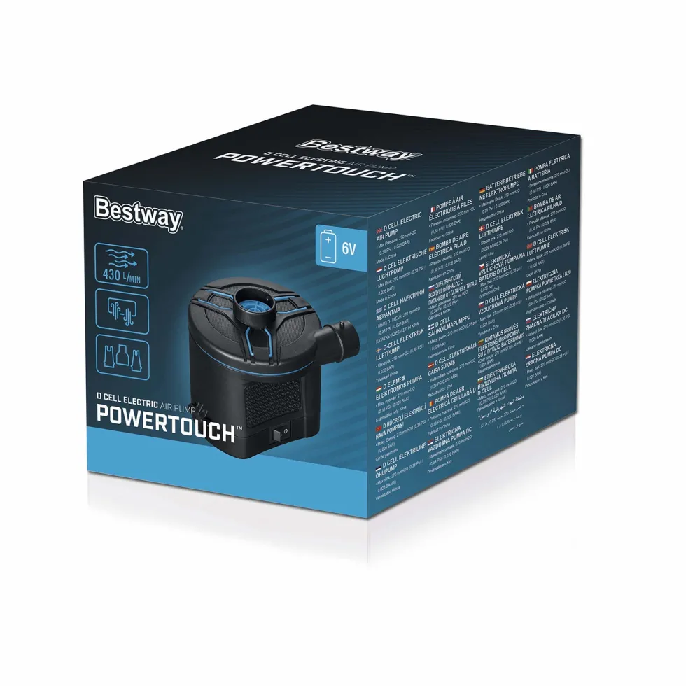 Pompa di gonfiaggio elettrica a batteria PowerTouch 430 l/min
