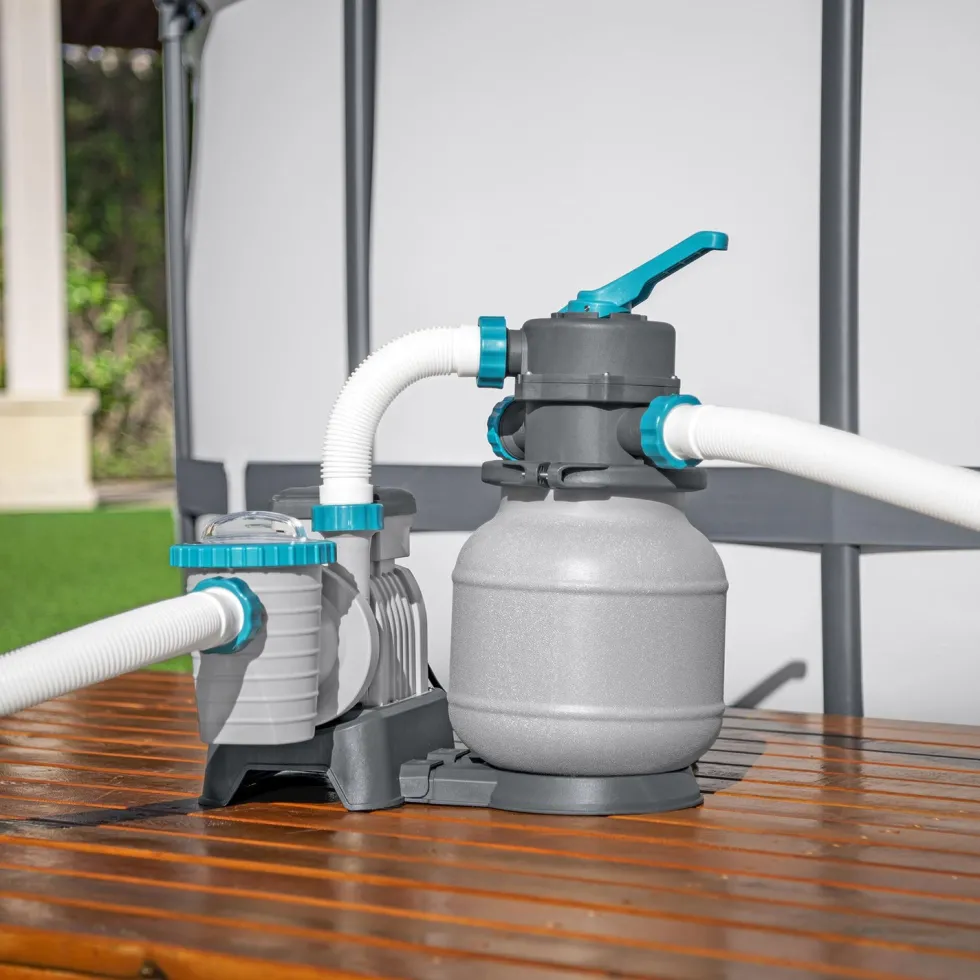 Pompa Filtro a Sabbia per Piscine Fuori Terra 6.056 L/h