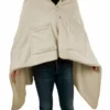 Poncho agnellato Flannel taglia unica