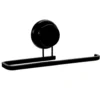 Porta asciugamani con Ventosa in Alluminio Nero Linea Tahoma Black 24 cm