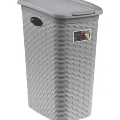 Portabiancheria Grigio Linea Elegance 36 litri