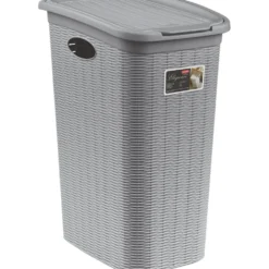 Portabiancheria Grigio Linea Elegance 36 litri