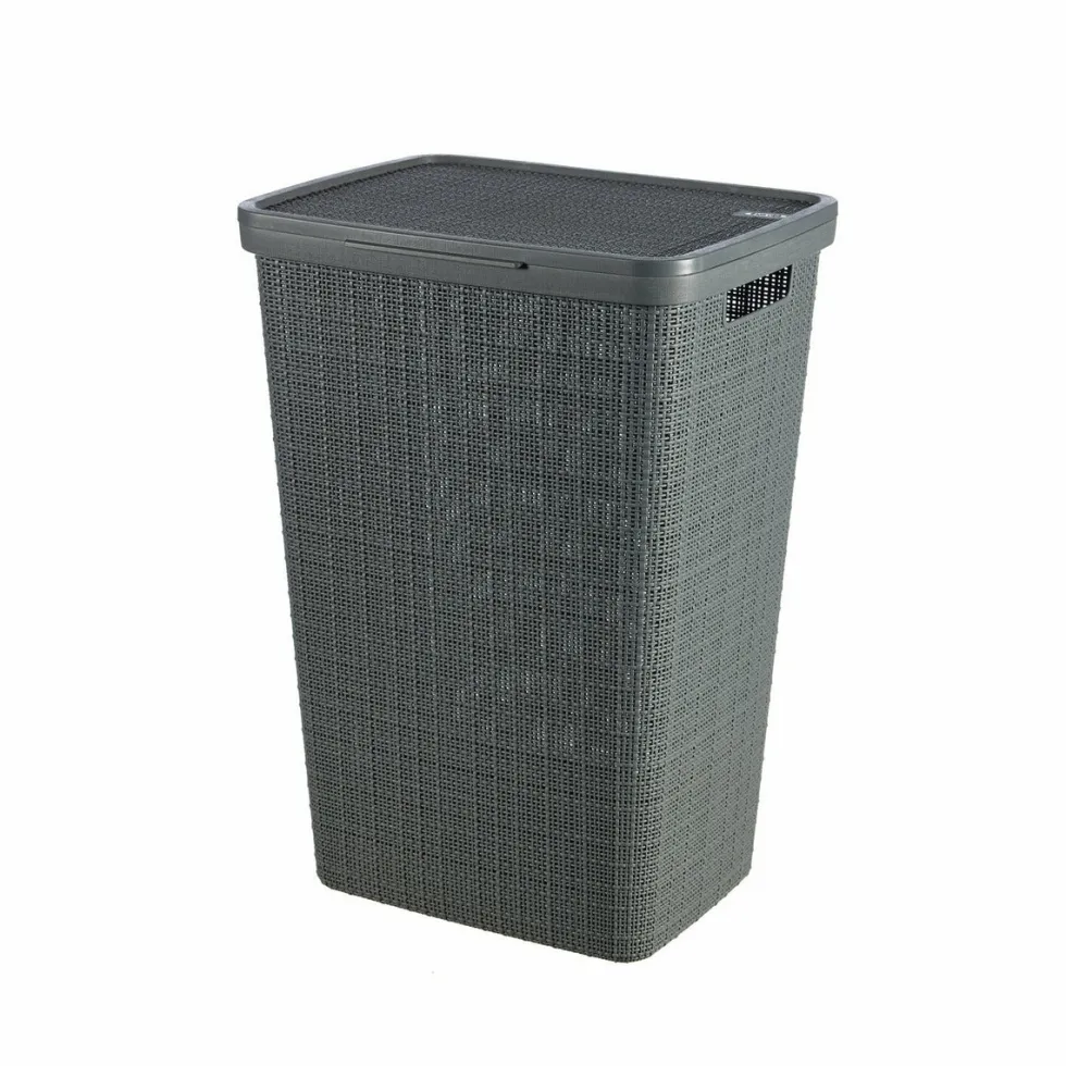 Portabiancheria Jute Antracite 58 litri