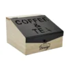 Porta Capsule e Tisane MDF e Ferro con Coperchio