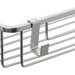 Portaoggetti Doccia 2 Piani C-Gancio Aluminium Collection