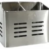 Portaposate in acciaio inox 2 scomparti
