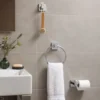 Portarotolo Aperto in Acciaio Inox Linea Kalo Cromo