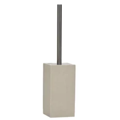 Portascopino con scopino Effetto Materico Beige