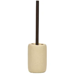 Portascopino con scopino Effetto Pietra Beige