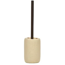 Portascopino con scopino Effetto Pietra Beige