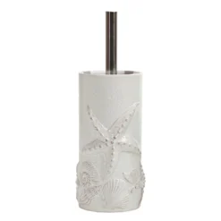 Portascopino con scopino in ceramica Design Stelle Marine