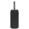 Portascopino con Scopino in Ceramica Nero