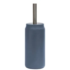 Portascopino con Scopino in Ceramica Petrolio