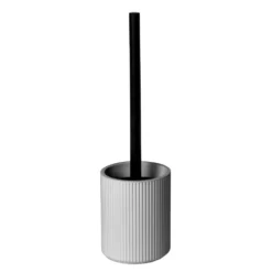 Portascopino con Scopino in Polipropilene Grigio