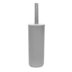 Portascopino con Scopino in Polistirene Grigio h38 cm diametro 8 cm
