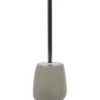 Portascopino con scopino in Stoneware Tortora