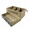 Portatisane con Cassetto Porta Capsule Tea & Coffee