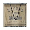 Portatovaglioli Vintage Bistro in Legno e Metallo h5x21x21 cm