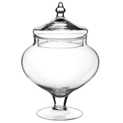 Potiche in Vetro con Coperchio Patisserie h27 diametro 18,7 cm