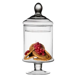Potiche in Vetro con Coperchio Patisserie h29 diametro 13 cm