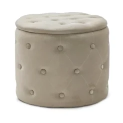 Pouf Contenitore Apribile Tortora