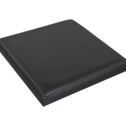 Pouf Contenitore Nero in ecopelle richiudibile h38x38x38 cm