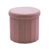Pouf Contenitore Richiudibile Rosa